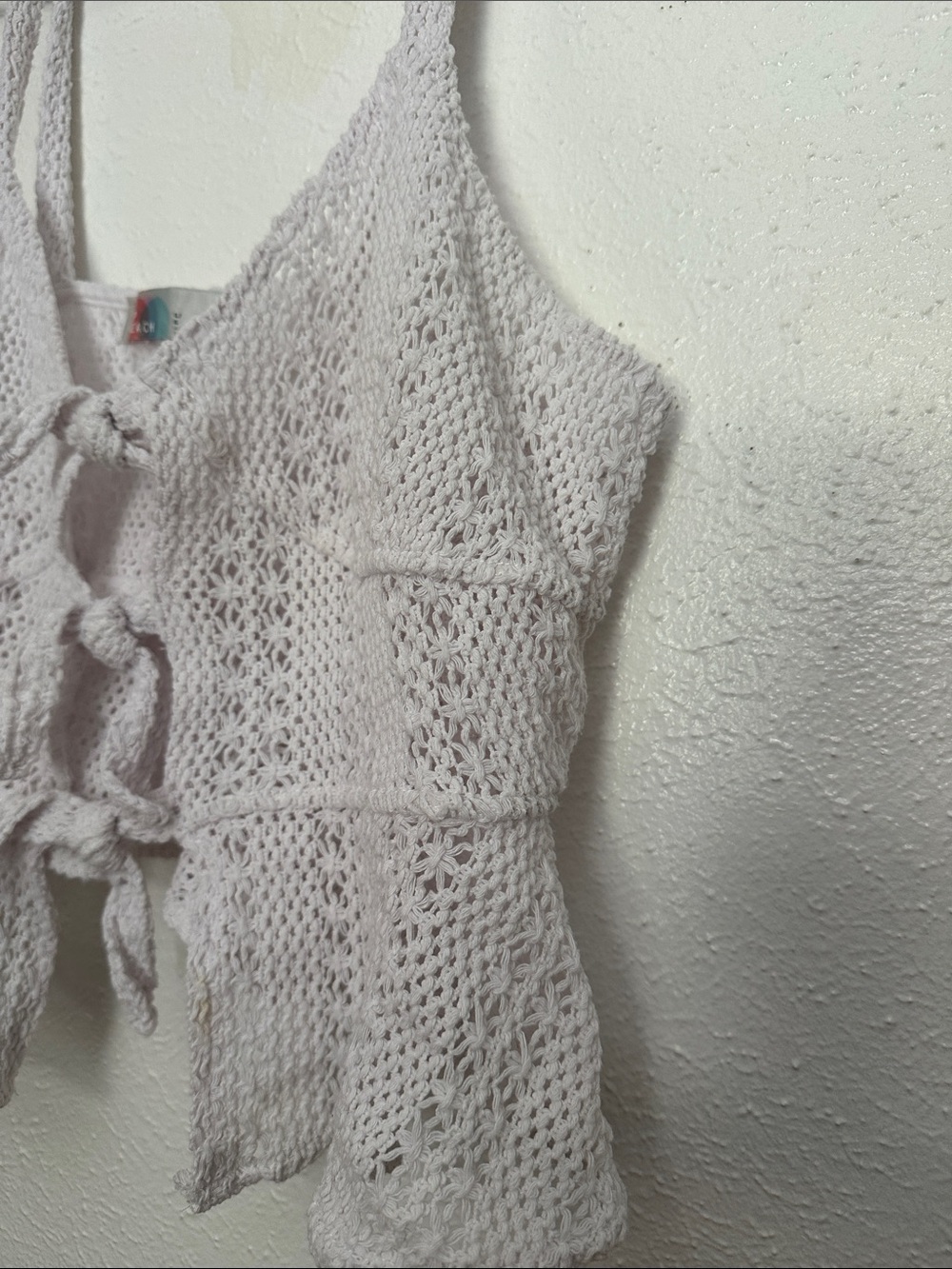 Free People FP Beach Crocheted Beach Cover Top - Picture 3 of 6